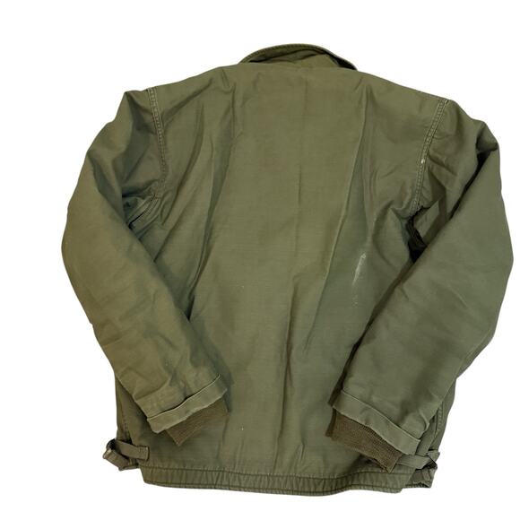 Vintage Military USGI US Navy Cold Weather Permeable Deck Jacket Sz Large - Picture 11 of 11